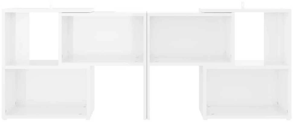 TV staliukas Televizoriaus spintelė, balta, 104x30x52cm, apdirbta mediena