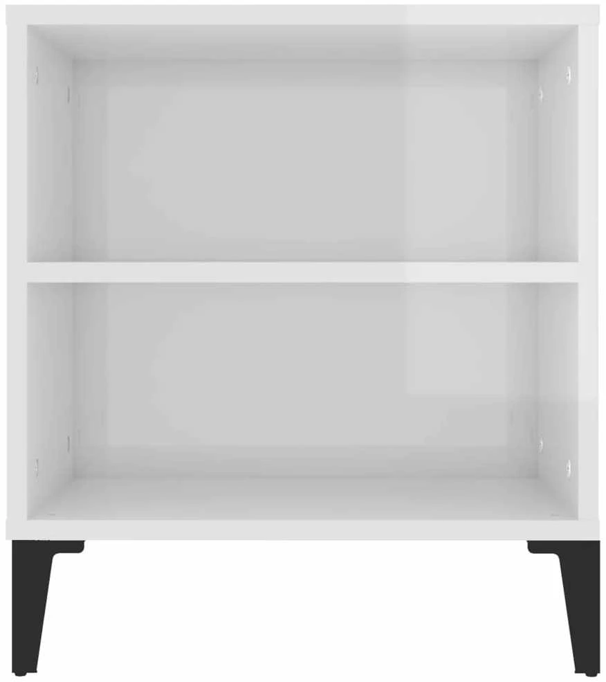 TV staliukas Televizoriaus spintelė, balta, 102x44,5x50cm, mediena, blizgi
