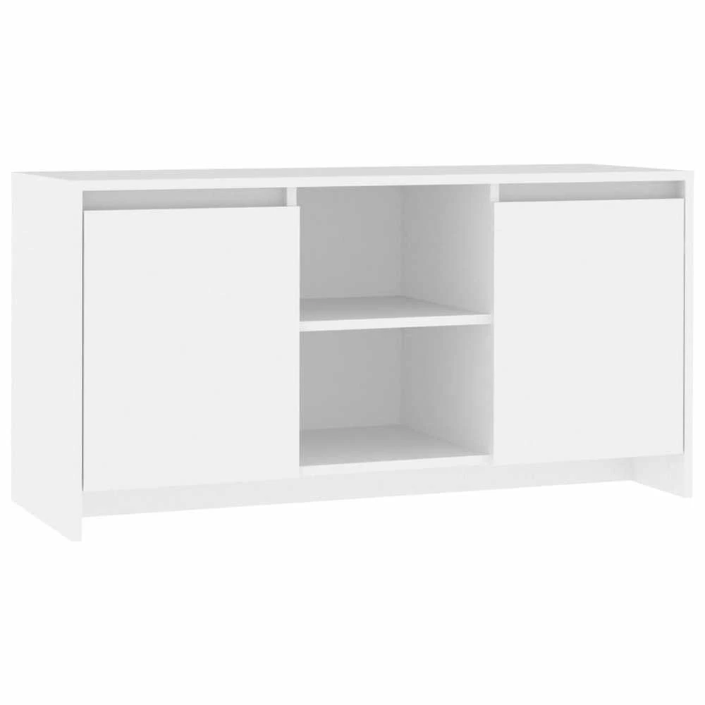 TV staliukas Televizoriaus spintelė, balta, 102x37,5x52,5cm, mediena