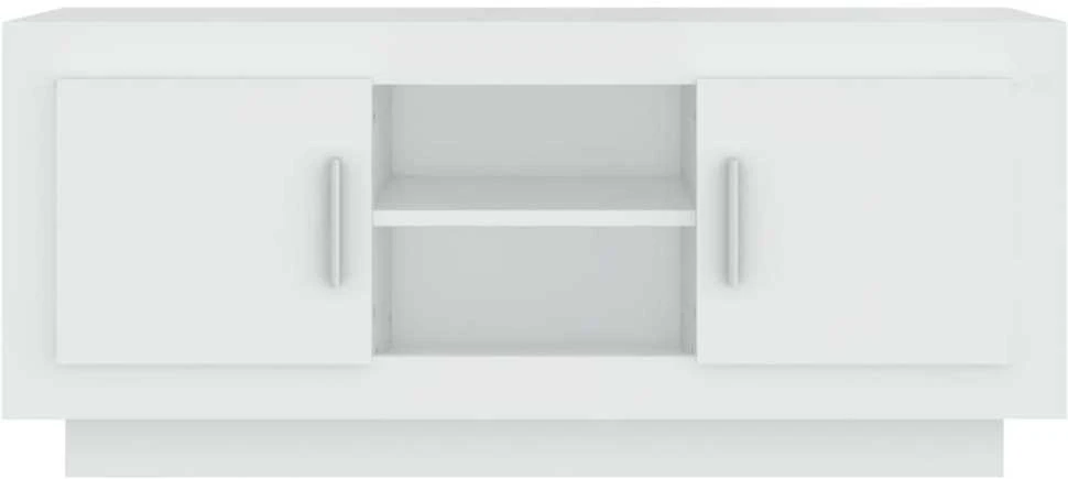 TV staliukas Televizoriaus spintelė, baltos spalvos, 102x35x45cm, mediena