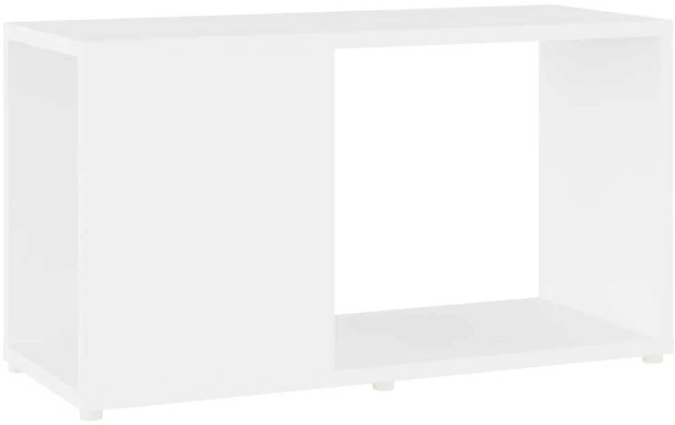 Televizoriaus spintelė, baltos spalvos, 60x24x32cm, MDP