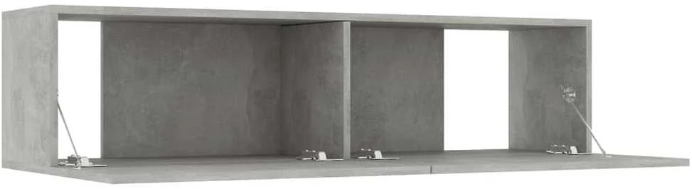 TV staliukas Televizoriaus spintelė, betono, 120x30x30cm, apdirbta mediena