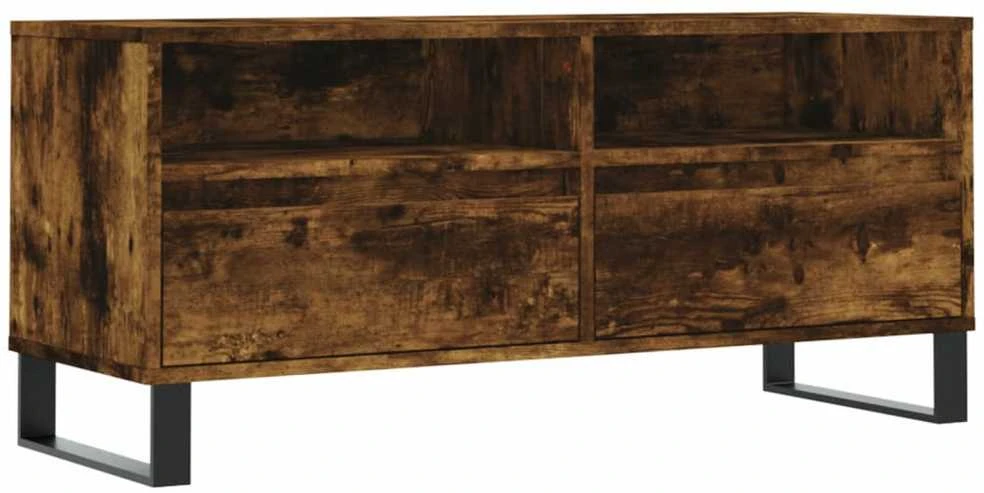 TV staliukas Televizoriaus spintelė, dūminė, 100x34,5x44,5cm, mediena
