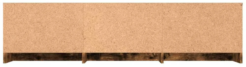 TV staliukas Televizoriaus spintelė, dūminio ąžuolo, 140x40x35,5cm, mediena