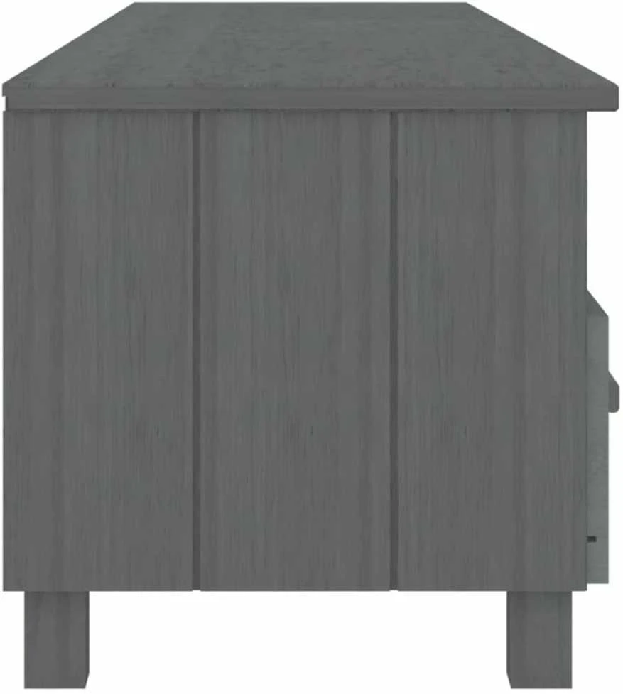 TV staliukas Televizoriaus spintelė HAMAR, tamsiai pilka, 158x40x40cm, pušis