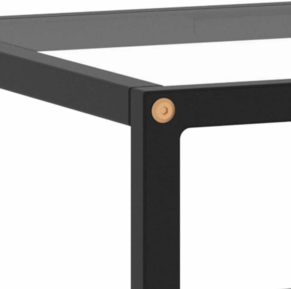 TV staliukas Televizoriaus spintelė, juoda, 100x40x40cm, su grūdintu stiklu