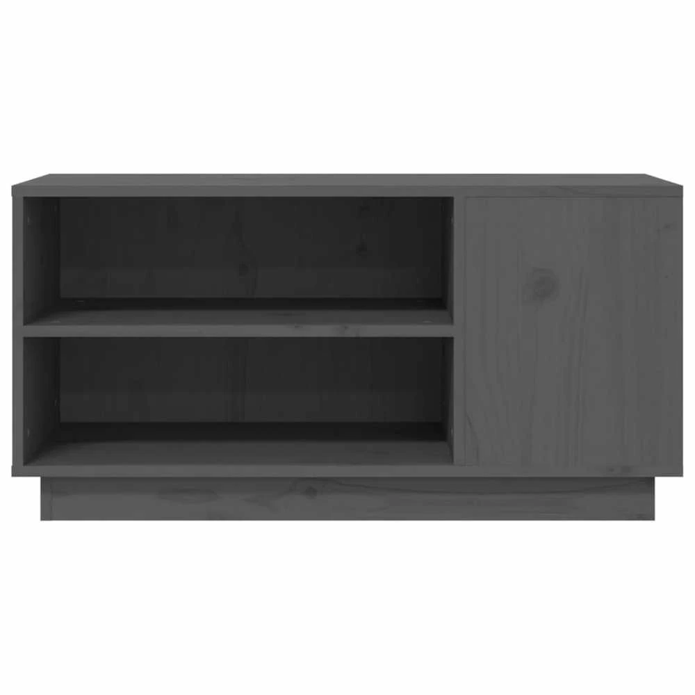 TV staliukas Televizoriaus spintelė, pilka, 80x35x40,5cm, pušies masyvas