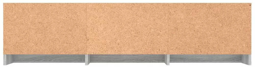 TV staliukas Televizoriaus spintelė, pilka ąžuolo, 140x40x35,5cm, mediena