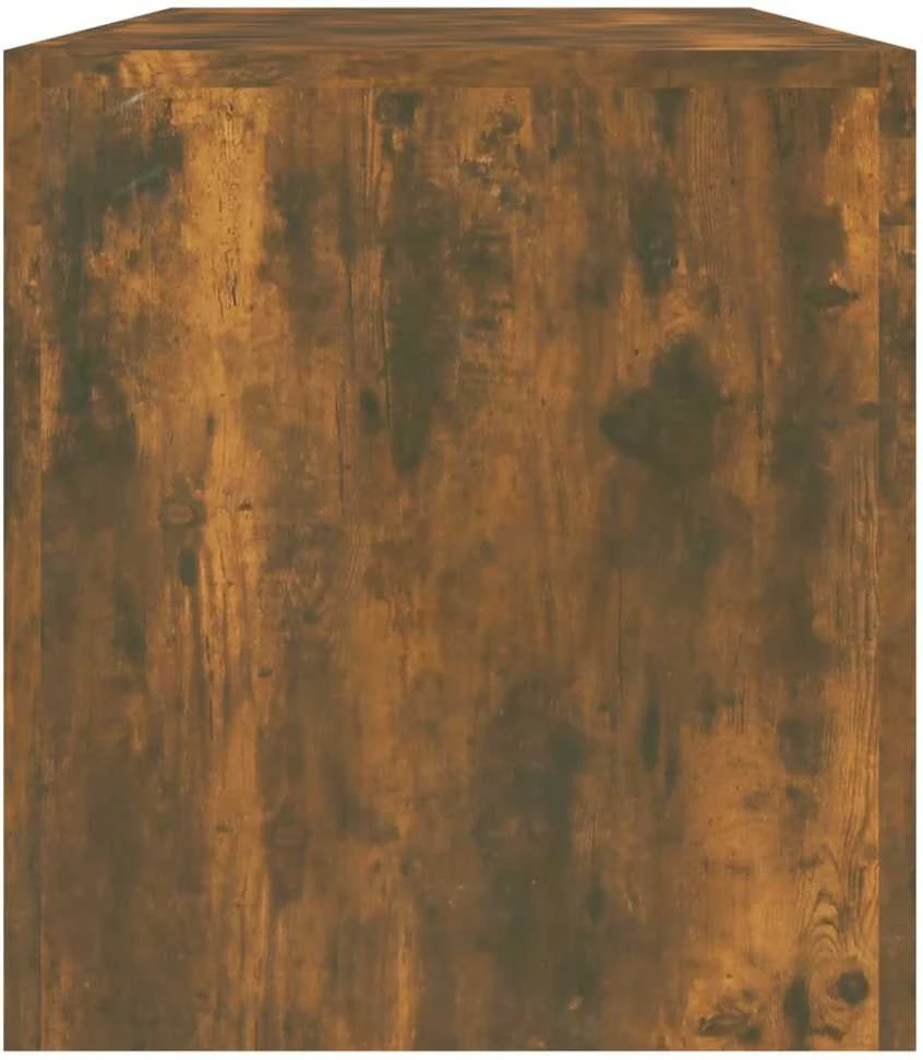 TV staliukas Televizoriaus spintelė su LED, dūminio ąžuolo, 140x36,5x40cm