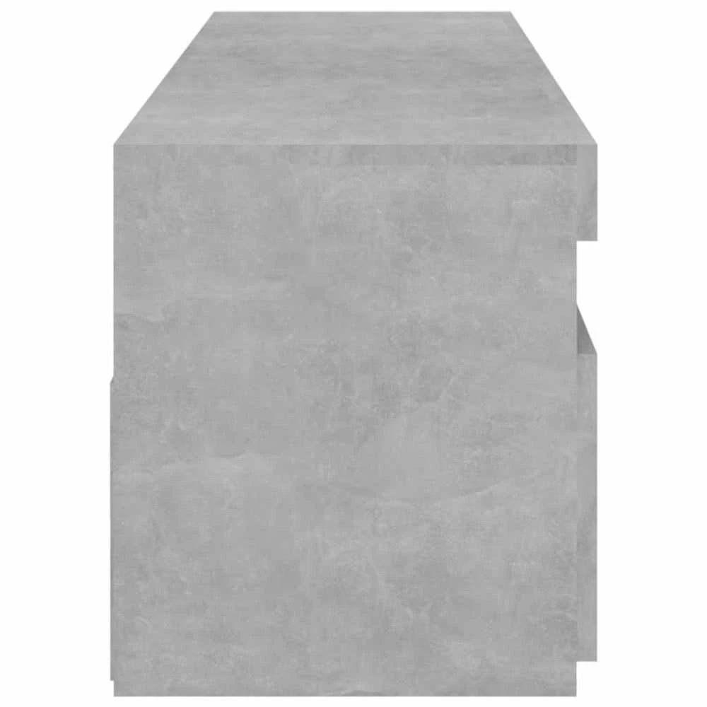 TV staliukas Televizoriaus spintelės su LED, 2vnt., betono, 75x35x40cm