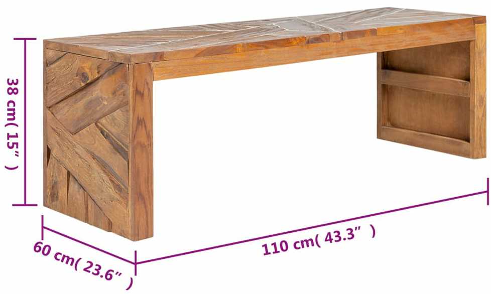 TV staliukas Televizoriaus staliukas, 110x60x38cm, tikmedžio masyvas