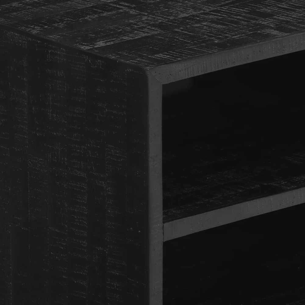 TV staliukas TV spintelė, 112x31x45cm, perdirbtos tikmedžio medienos masyvas