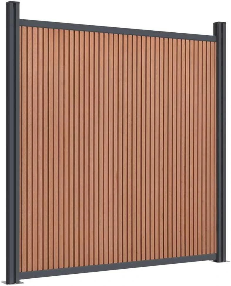 Tvoros segmentas, rudos spalvos, 180x186cm, WPC