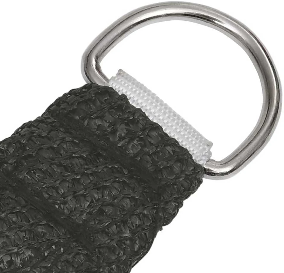 Uždanga nuo saulės, antracito spalvos, 2x3m, HDPE, 160g/m²