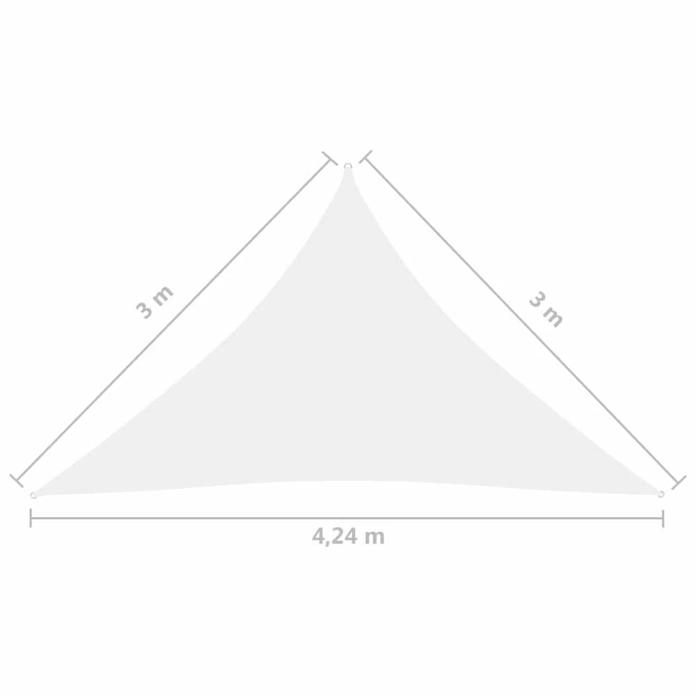 Uždanga nuo saulės, balta, 3x3x4,24m, oksfordo audinys
