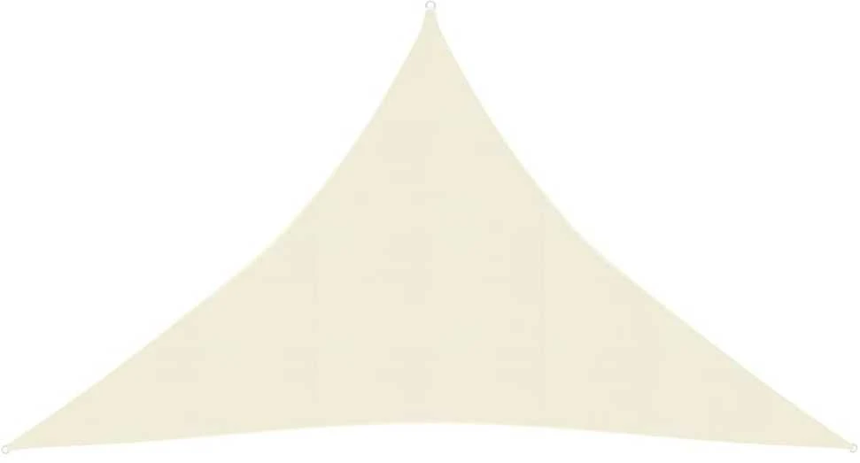 Uždanga nuo saulės, kreminė, 2,5x2,5x3,5m, HDPE, 160g/m²