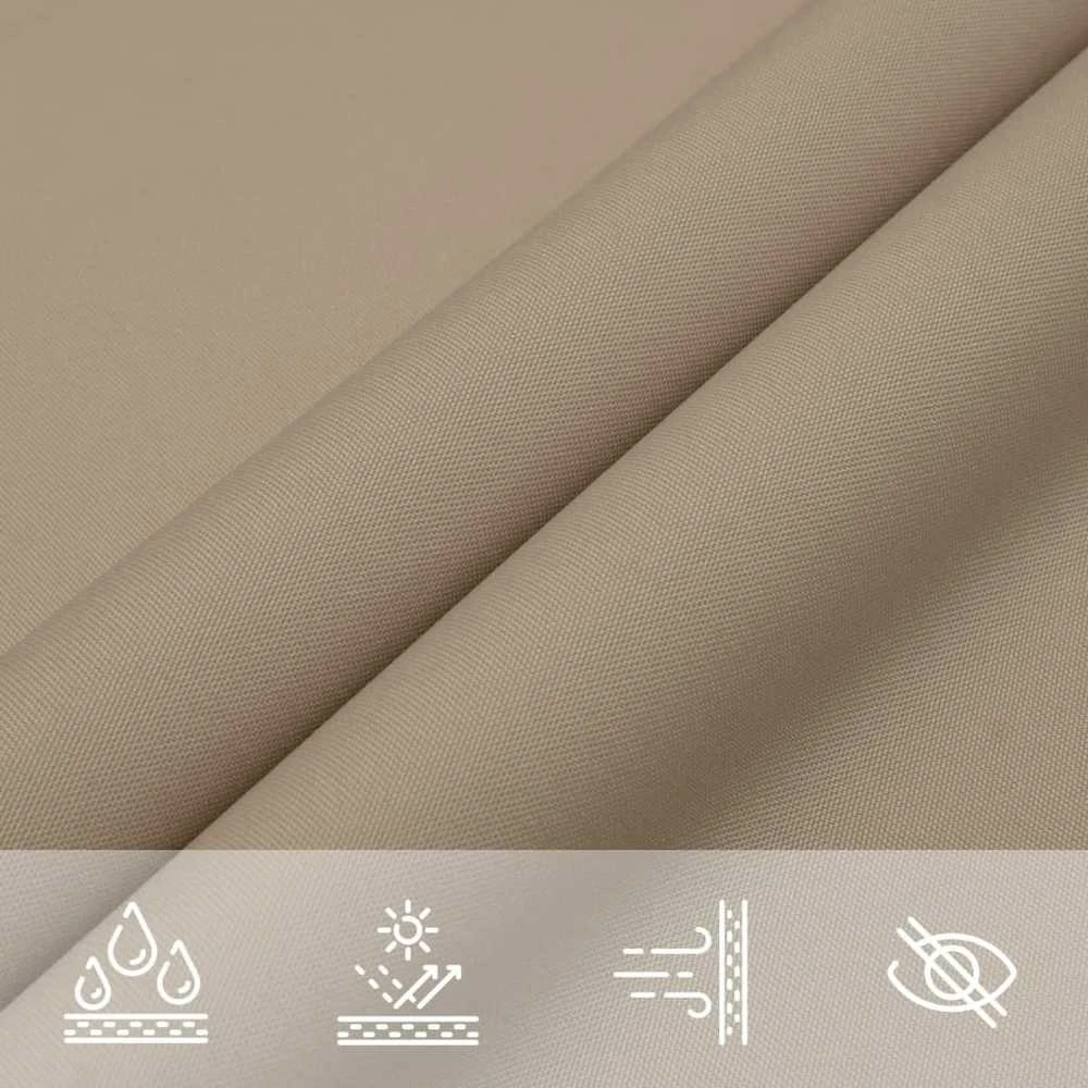 Uždanga nuo saulės, taupe, 2,5x2,5m, oksfordo audinys