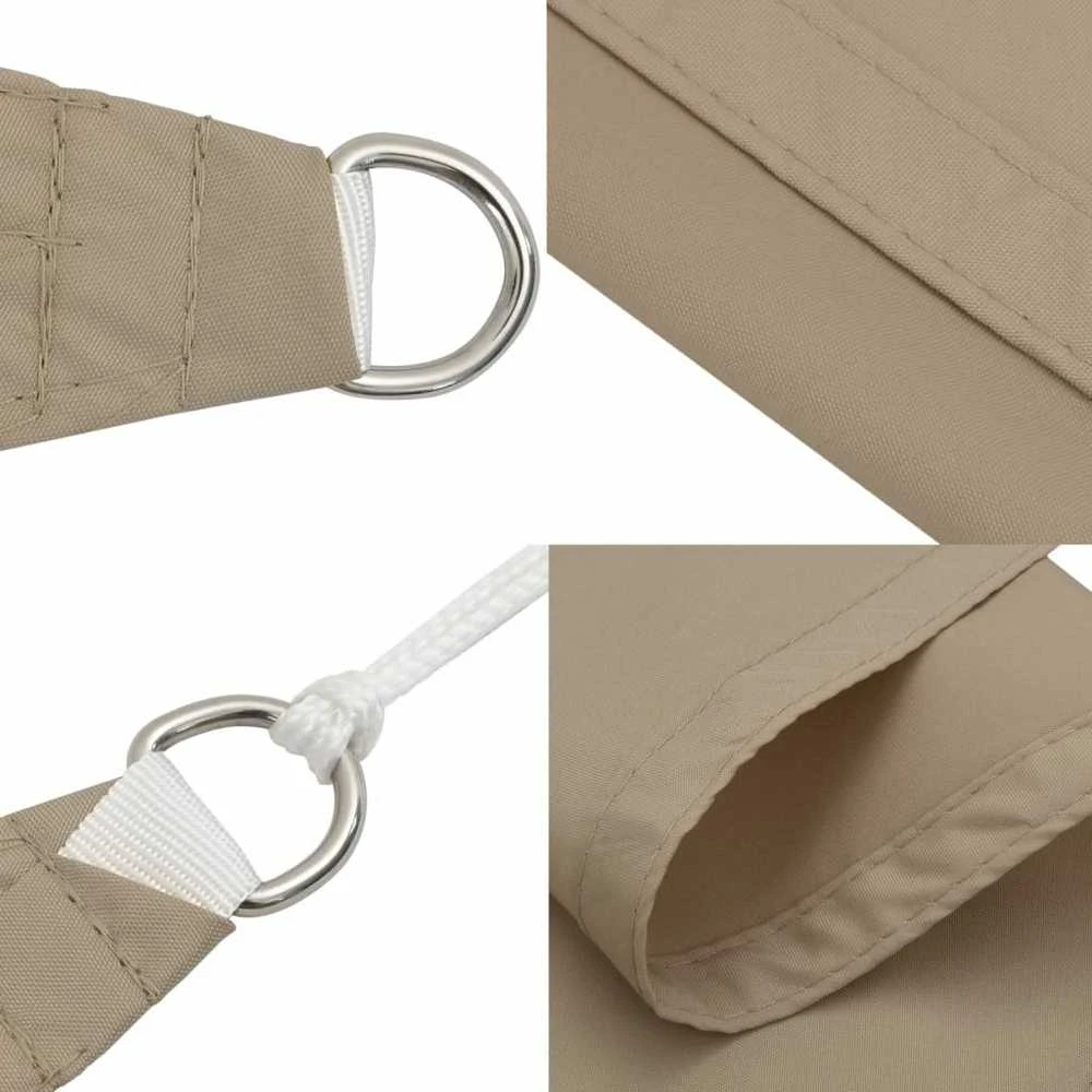 Uždanga nuo saulės, taupe, 4x4m, oksfordo audinys, kvadratinė