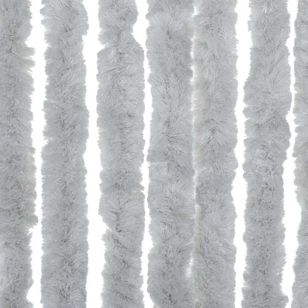 Užuolaida nuo musių, pilkos spalvos, 100x200cm, šenilis