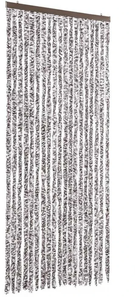 Užuolaida nuo vabzdžių, ruda ir smėlio, 56x200cm, šenilis
