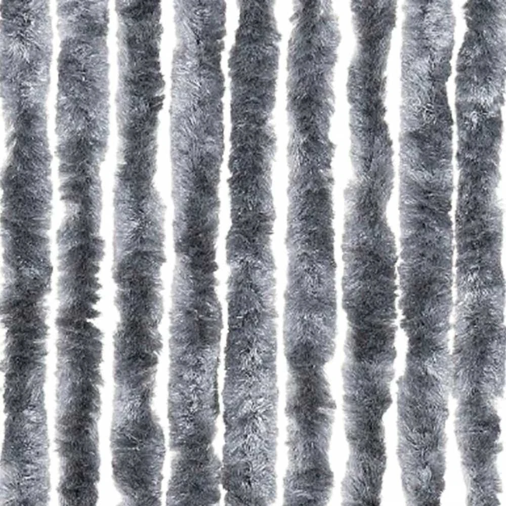 Užuolaida nuo vabzdžių, sidabrinės spalvos, 90x200cm, šenilis