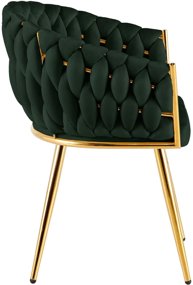 Valgomojo kėdė „Molise“, aukso spalvos
