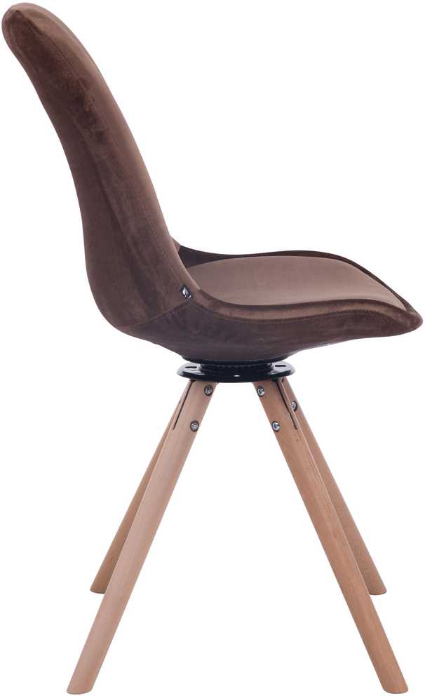 Clp Trading Mville Valgomojo kėdė Troyes velvet round natura