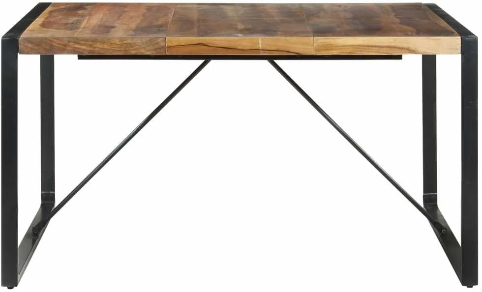 Valgomojo stalas, 140x140x75cm, medienos masyvas