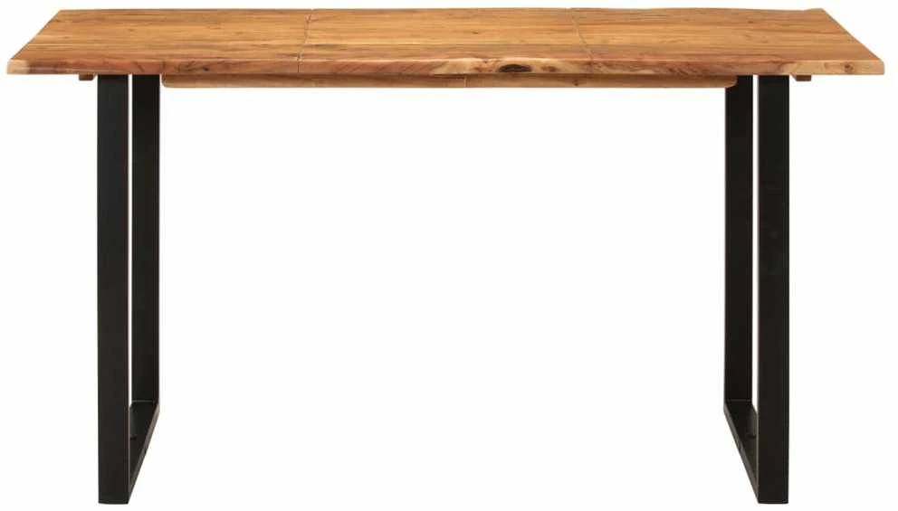 Valgomojo stalas, 140x70x76cm, akacijos medienos masyvas