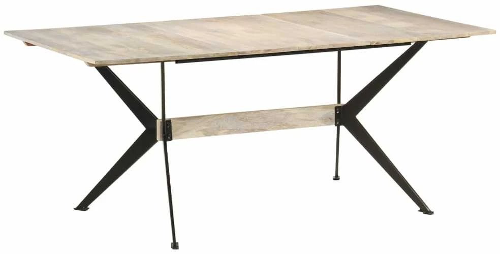 Valgomojo stalas, 180x90x76cm, mango medienos masyvas