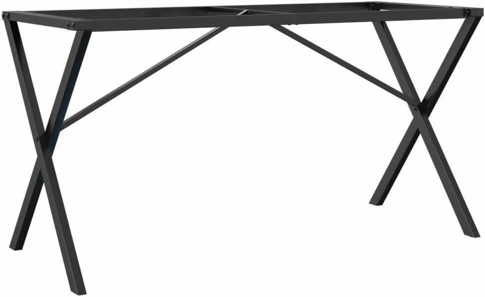 Valgomojo stalo kojos, 140x60x73cm, ketus, X formos rėmas