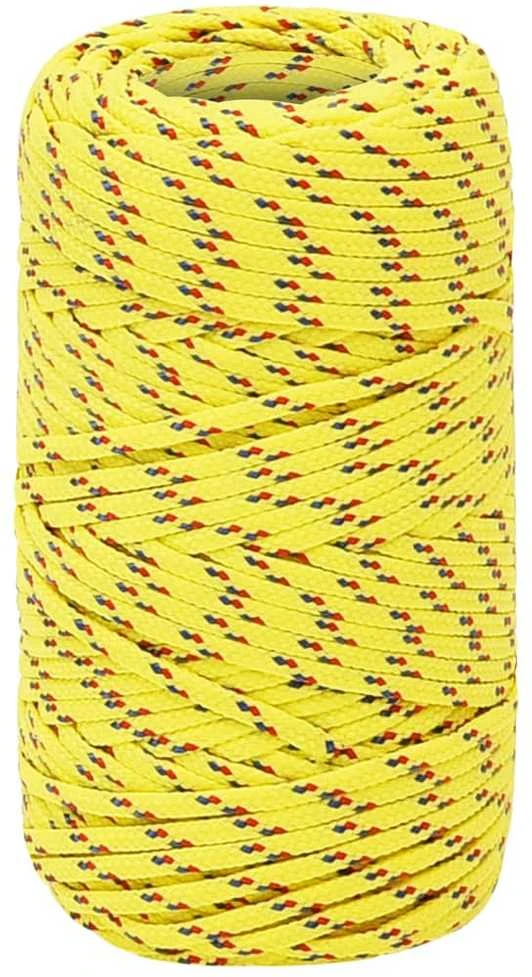 Valties virvė, geltonos spalvos, 2mm, 50m, polipropilenas