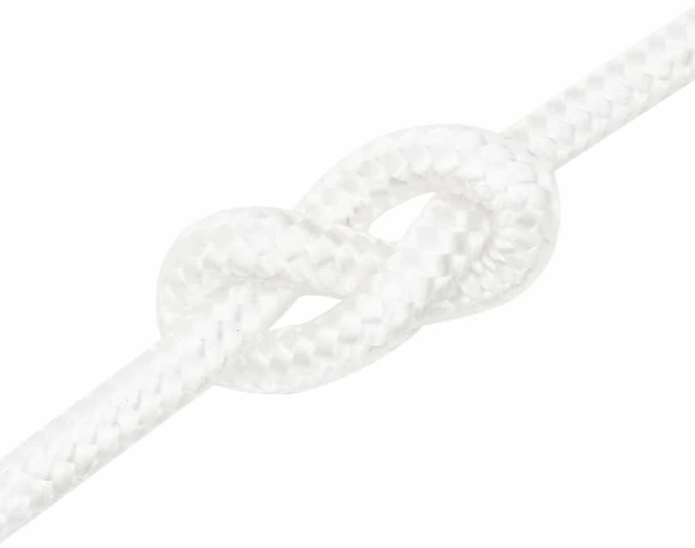 Valties virvė, visiškai balta, 12mm, 25m, polipropilenas