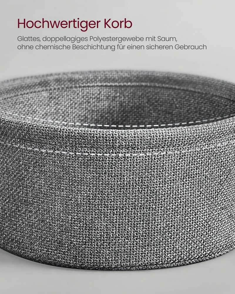 Songmics Vasagle Šoninis staliukas su įkrovimo stotele ir kištukiniu lizdu balandžių pilka-skiedros pilka