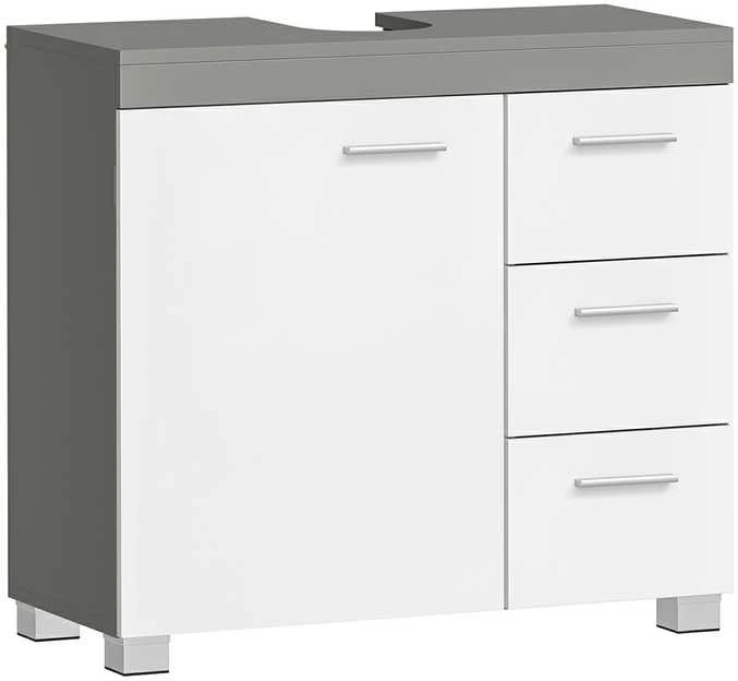 Vasagle Waschbeckenunterschrank 2 Fächer hinter der Tür