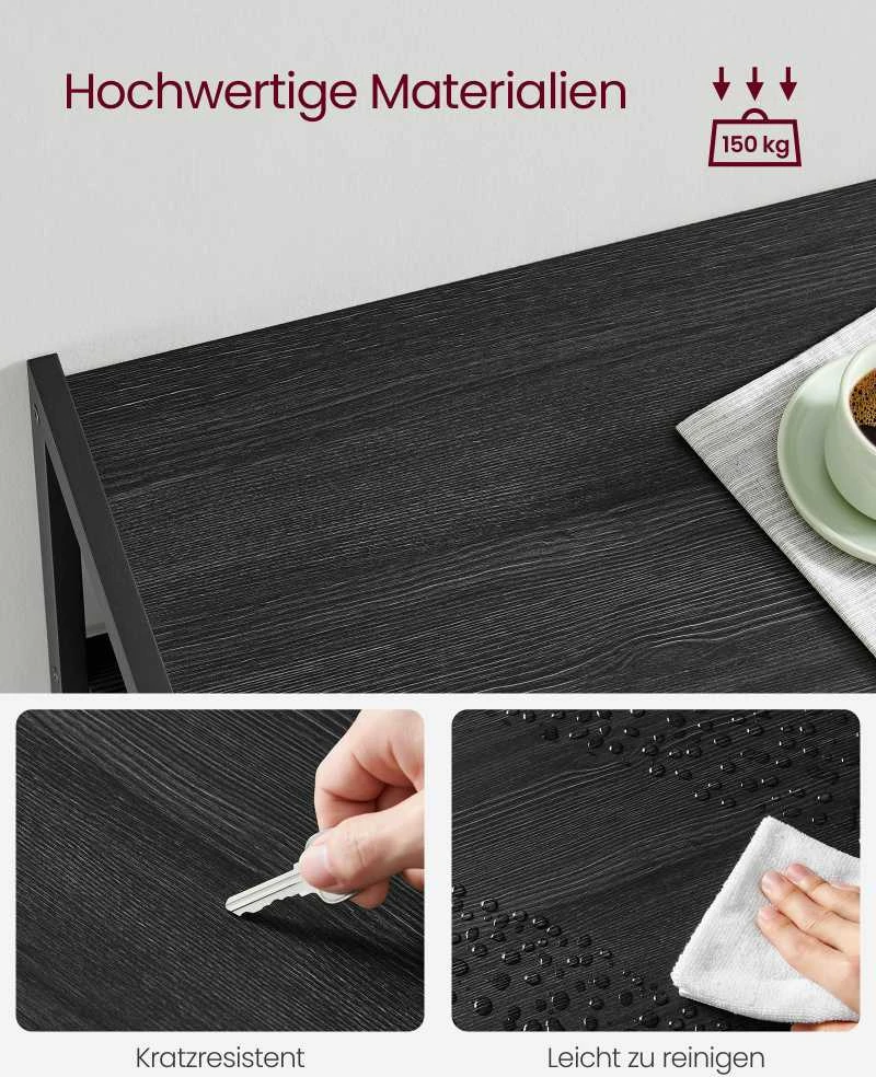 Vasagle Küchenregal mit 2 Metallkörben und Haken