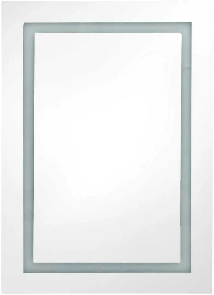 Veidrodinė vonios spintelė su LED apšvietimu, 50x13x70cm