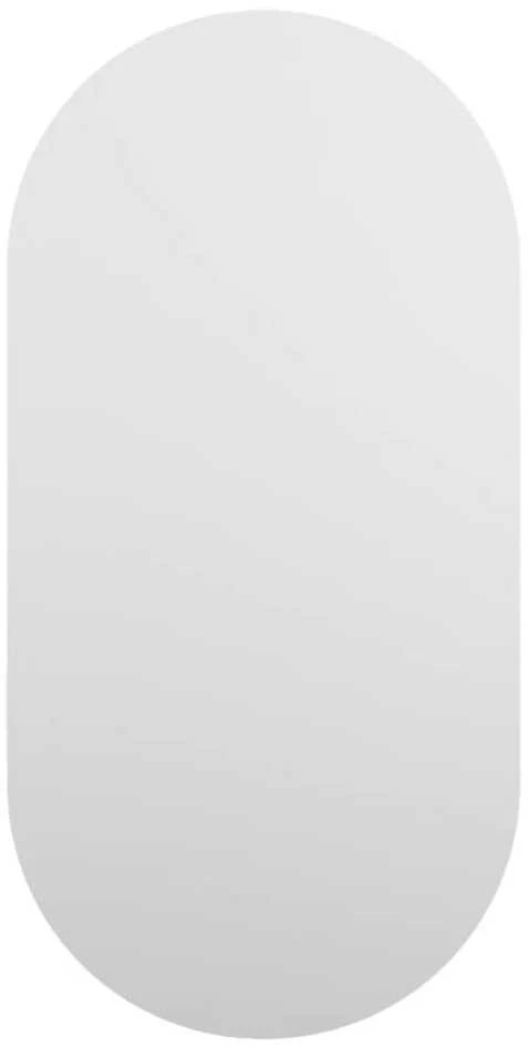 Veidrodis su LED lemputėmis, 80x40cm, stiklas, ovalo formos