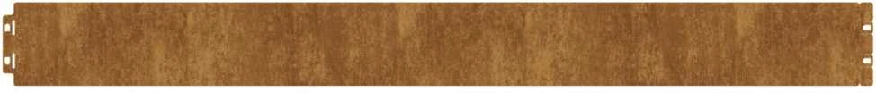 Vejos apvadai, 10vnt., 10x103cm, lankstus Corten plienas