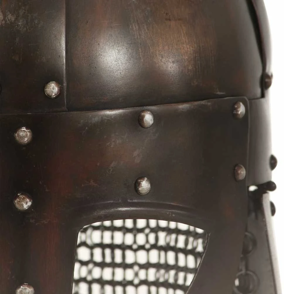 Vikingų kario šalmas, vario, plienas, antikvarinė kopija