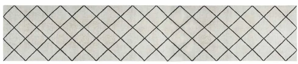 Virtuvės kilimėlis, 60x300cm, aksomas, plaunamas, kvadratai