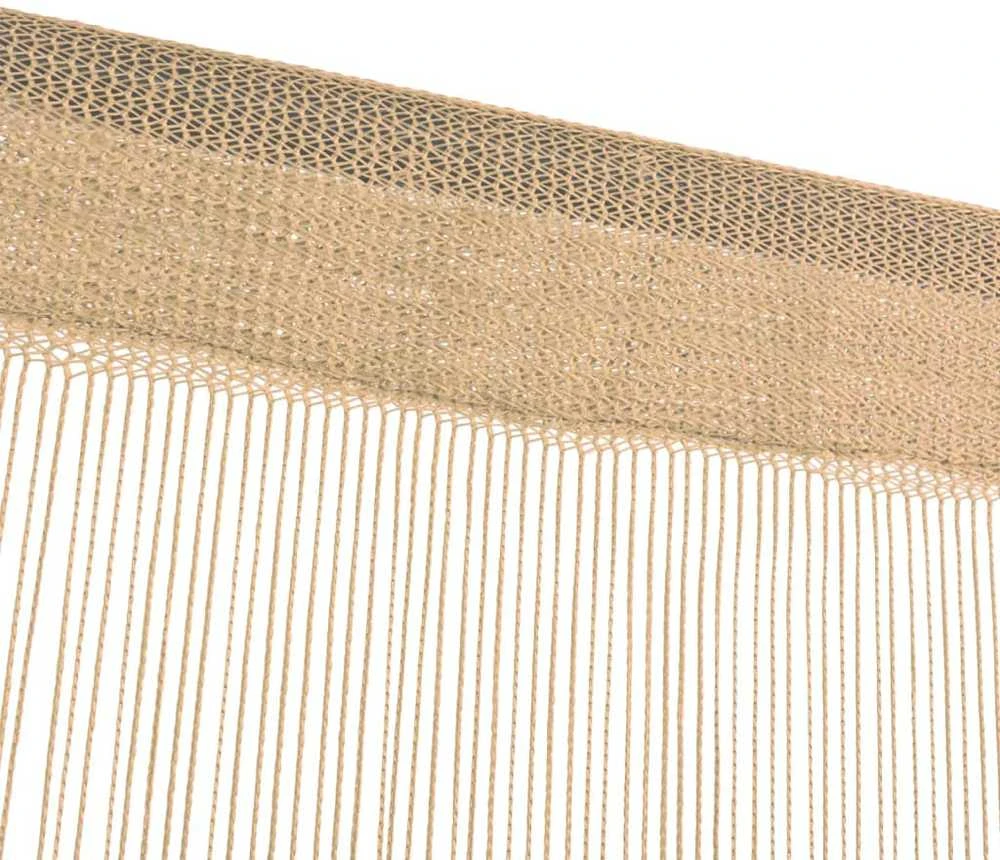 Virvelinės užuolaidos, 2vnt., 100x250cm, smėlio spalvos