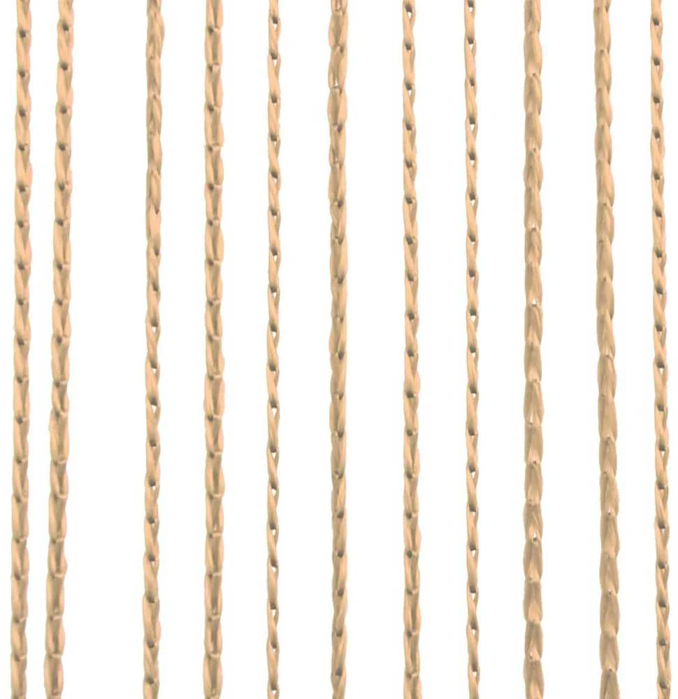 Virvelinės užuolaidos, 2vnt., 100x250cm, smėlio spalvos