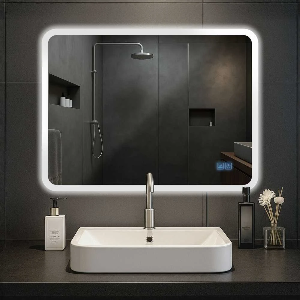 Vonios veidrodis Jericho 60x80 su „Bluetooth“