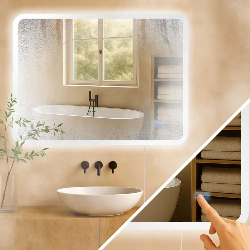 Vonios veidrodis Jericho 60x80 be Bluetooth