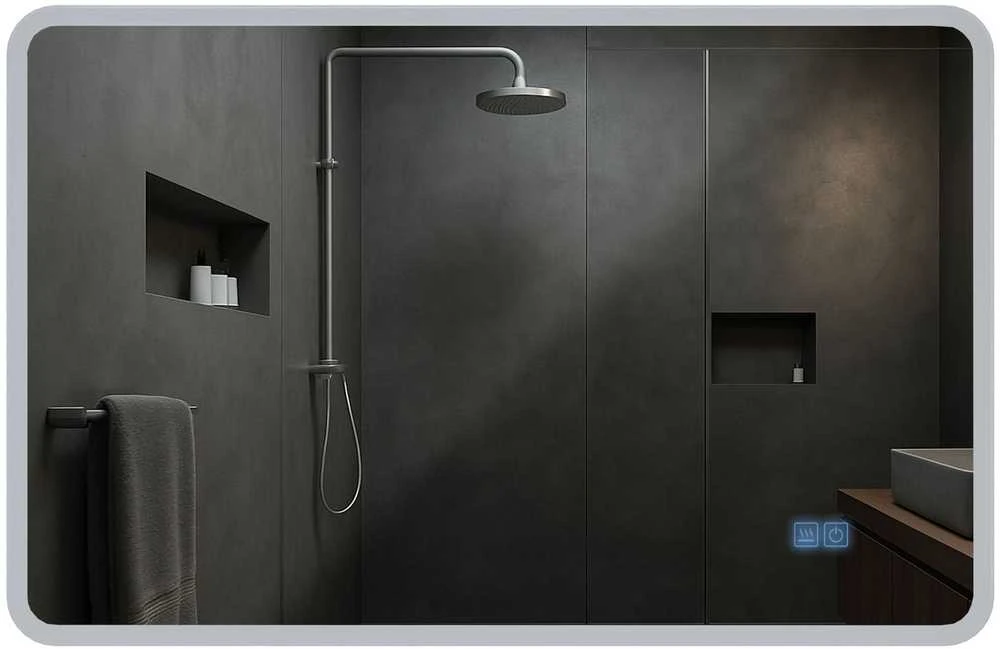 Vonios veidrodis Jericho 70x100 su „Bluetooth“
