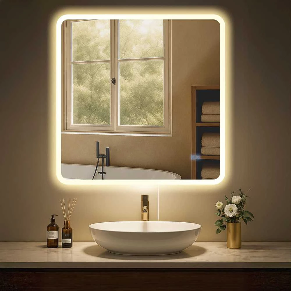 Vonios veidrodis Jericho 80x80 be Bluetooth