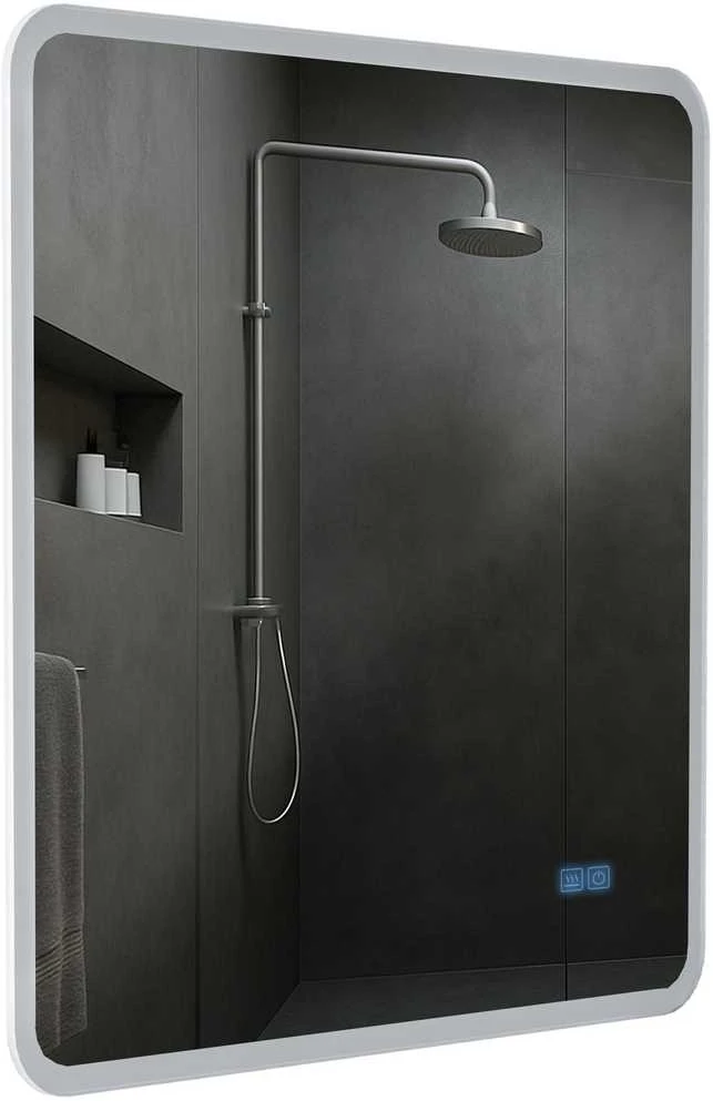 Vonios veidrodis Jericho 80x80 su „Bluetooth“