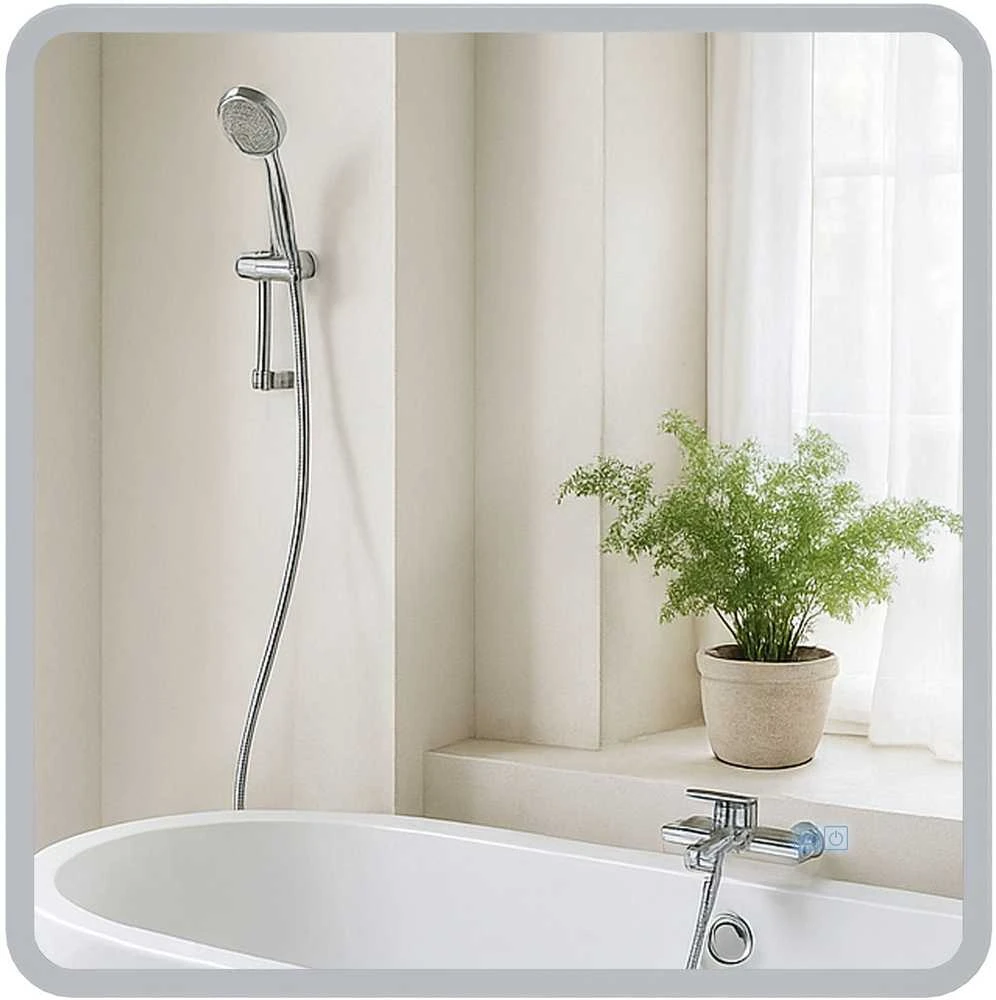 Vonios veidrodis Jericho 80x80 be Bluetooth
