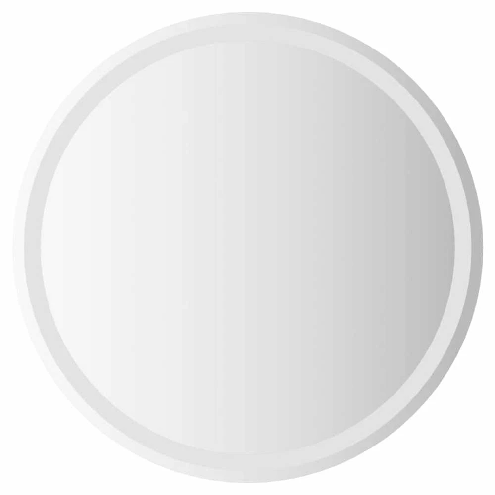 Vonios kambario veidrodis su LED, 70cm, apskritas